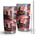 thumbnail image 1 of Mushroom 20 oz Double Insulated Coffee Tumbler with Leak Proof Lid Water Bottle for Coffee Beverages Tea, 1 of 7