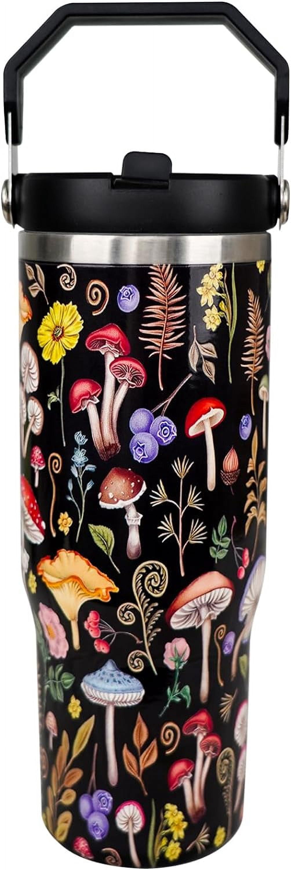 Insulated SS Bottle with Handle - Mushroom main image 0