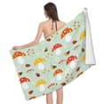 thumbnail image 1 of Mushroom Bee Bath Towel, Highly Absorbent towels for bathroom Quick Drying Microfiber Bath Towels for Body, Soft Shower Towels for Sport, Yoga, SPA, Gym 27x55in, 1 of 5