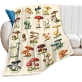 thumbnail image 1 of Mushroom Blanket Mushroom Gifts for Girls Women Mushroom Throw Blanket for Kids Adults Soft Warm Cozy Fleece Blanket for Couch Sofa \u200bBed 40"x50", 1 of 6