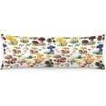 thumbnail image 1 of Mushroom Body Pillow Cover Decorative Long Pillow Case with Zipper Soft Large Bedding Pillowcase Cushion Covers for Bedroom,Couch,Sofa,Home Gifts 20"x54", 1 of 6