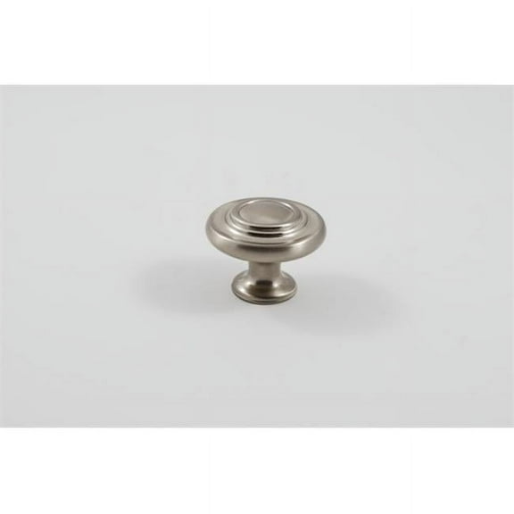 Mushroom Cabinet Knob, Satin Nickel