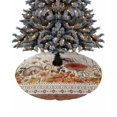 thumbnail image 1 of Mushroom Christmas Tree Skirt 48 Inches Large Christmas Skirt Tree, Country Southwest Fall Maple Leaf Botanical Tree Skirt Christmas Decorations for Fireplace Party Holidays Indoor Outdoor, 1 of 7