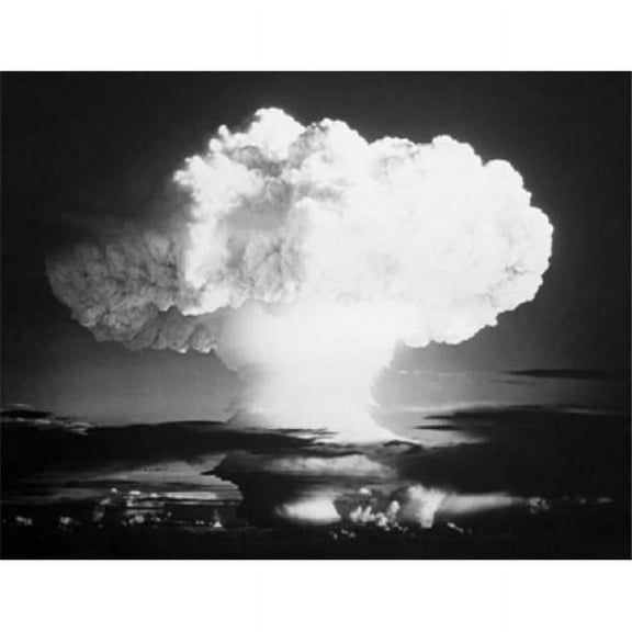 Mushroom Cloud Formed by An Atomic Bomb Explosion Poster Print, 24 x 36 - Large