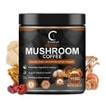 thumbnail image 1 of Mushroom Coffee Powders | Mushroom Supplement 7 Superfood Mix with Lion's Mane, Reishi, Chaga, Cordyceps, Shiitake, Maitake & Turkey Tail - 113g (3.98oz), 1 of 6