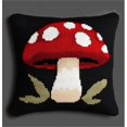 thumbnail image 1 of Mushroom Cross Stitch Pillowcases Kits , 17.72" x 17.72" , Handmade Embroidery Kit Needlepoint Home Decor for Sofa (11ct), 1 of 7