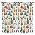 thumbnail image 1 of Mushroom Curtains-Blackout Curtains Bedroom Decor Living Room Darkening Grommet Window Drapes 2 Panels Set 42x84 inch, 1 of 2