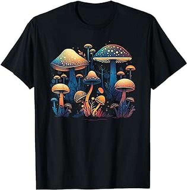 Mushroom Cute Cottagecore Mushroom Aesthetic hippie T-Shirt - Walmart.com