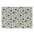 thumbnail image 1 of Mushroom Cutting Board, Watercolor Art Pattern with Forest Elements Fungus Berry Branches Autumn Theme, Decorative Tempered Glass Cutting and Serving Board, Small Size, Multicolor, by Ambesonne, 1 of 1