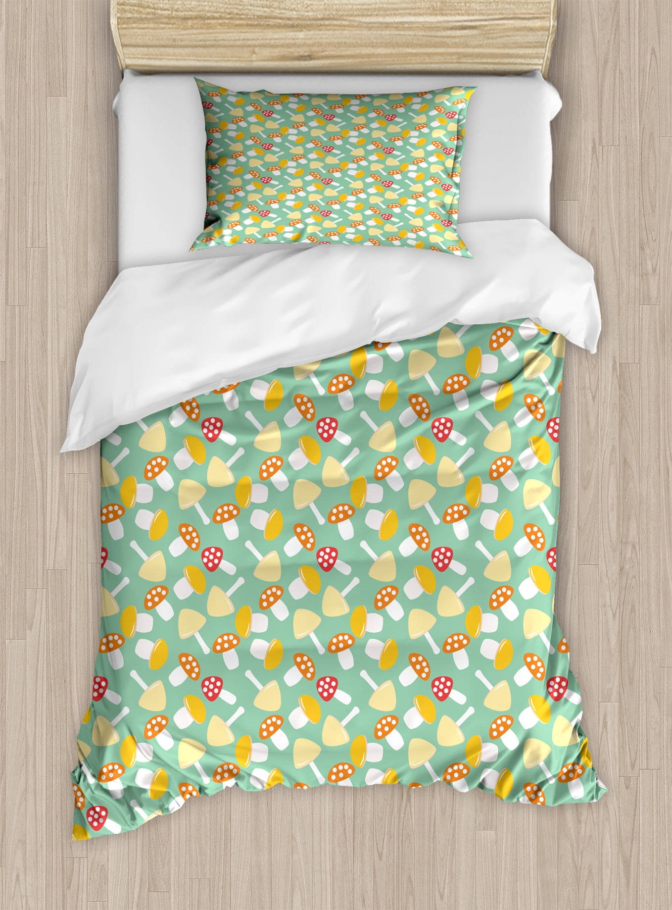 Mushroom Garden WJ0904023CL Duvet Cover Set