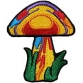 thumbnail image 1 of Mushroom Embroidered Sew On Patch - 2" X 2 1/4", 1 of 1