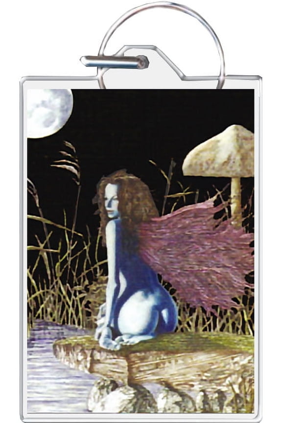 Mushroom Fairy Keychain