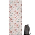 thumbnail image 1 of Mushroom Fairy Princess Pattern Hot Yoga Mat Towel Non Slip for Hot Yoga - Quick-Drying Yoga Mat Cover with 4 Corner Pockets with Travel Bag - Hot Yoga Towel Non Slip 70"x26", 1 of 6