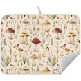thumbnail image 1 of Mushroom Fall Forest Dish Drying Mats for Kitchen Counter, 18x24 inch Drying Dishes Absorbent Microfiber Dish Drainer Mat Rack Pad Fast Dry, 1 of 8