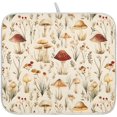 thumbnail image 1 of Mushroom Fall Forest Dish Drying Mats for Kitchen Counter Absorbent Microfiber Dish Drying Matt 16 x 18 Inch Draining Reusable Rack Pad, 1 of 8
