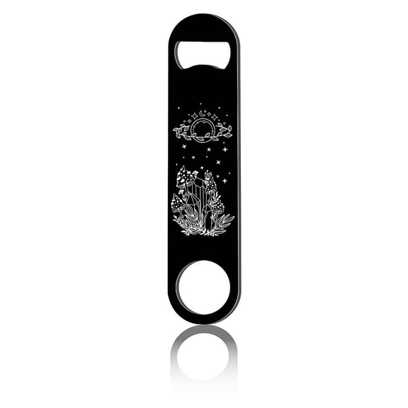 Mushroom Flat Bottle Opener Speed Metal Opener Heavy Duty Bottle Opener Stainless Steel Key for Beer Bartender Pub Bar Drinks
