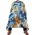 thumbnail image 1 of Mushroom Flower Salon Cape, Hair Cutting Cape with Snaps, Professional Large Barber Stylist Hairdresser Cape, Waterproof Machine Washable, 65" x 55”, 1 of 7