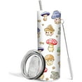 thumbnail image 1 of Mushroom Gifts, Gifts for Mushroom Lovers, Mushroom Stuff, Mushroom Mug, Mushroom Cup, Birthday Gifts for Women, Mushroom Decor/Accessories, 20oz Insulated Mushroom Mug with Lid and Straw, 1 of 6