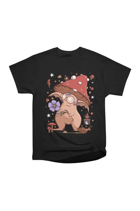 Mushroom Goblincore T-Shirt Tee Gift For Him Merch For Her Apparel For Friend