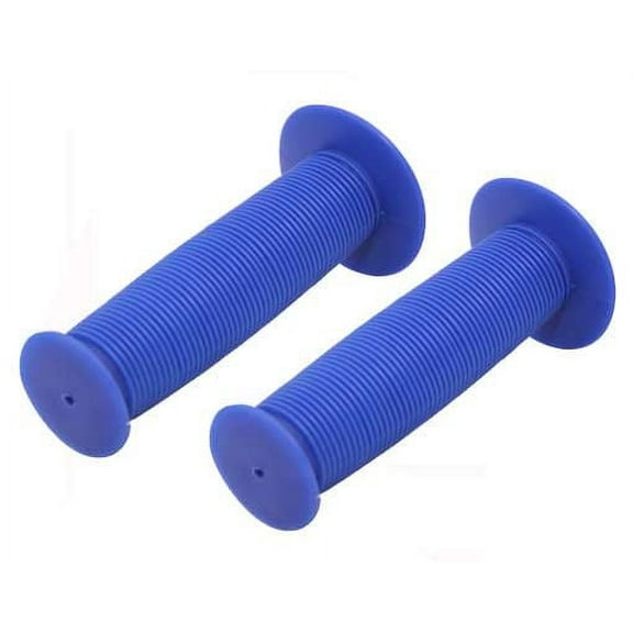 Mushroom Grips Blue. Bike grips, bicycle grips, bmx grips, lowrider grips, beach cruiser grips, mountain bike grips