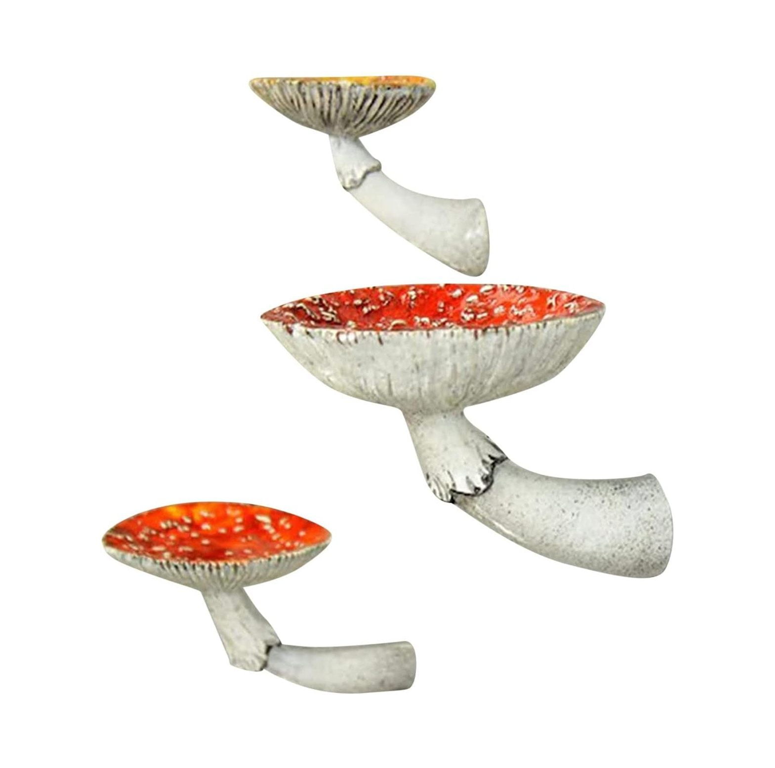 Mushroom Hanging Shelf, Floating Shelves for Wall, Rustic Resin Shelves