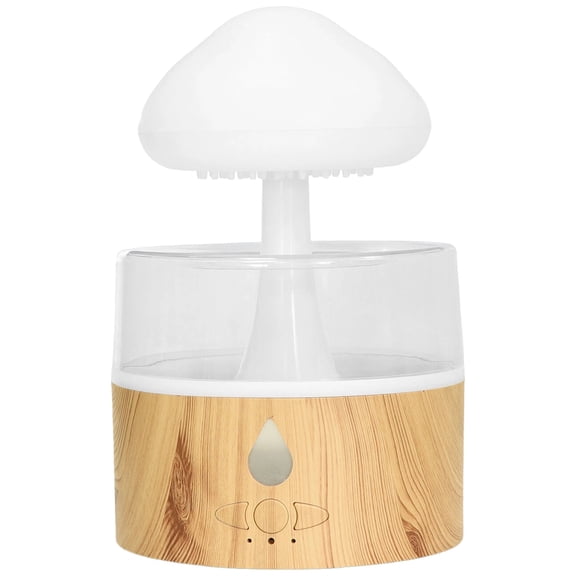 Mushroom Humidifier, Rain Cloud Aroma Diffuser, 7 Color Lights, 8.8 fl oz / 260 mL Ultrasonic Mist Maker, 6.9 x 10.5 in / 17.5 x 26.7 cm