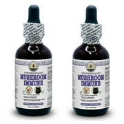 Mushroom Immune, VETERINARY Natural Alcohol-FREE Liquid Extract, Pet Herbal Supplement 2x2 oz