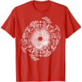 thumbnail image 1 of Mushroom Iris Mycology Foraging Mycologist Spore Print Unisex T-Shirt for Men Women Kids Toddler,Red Color,Size XL, 1 of 5