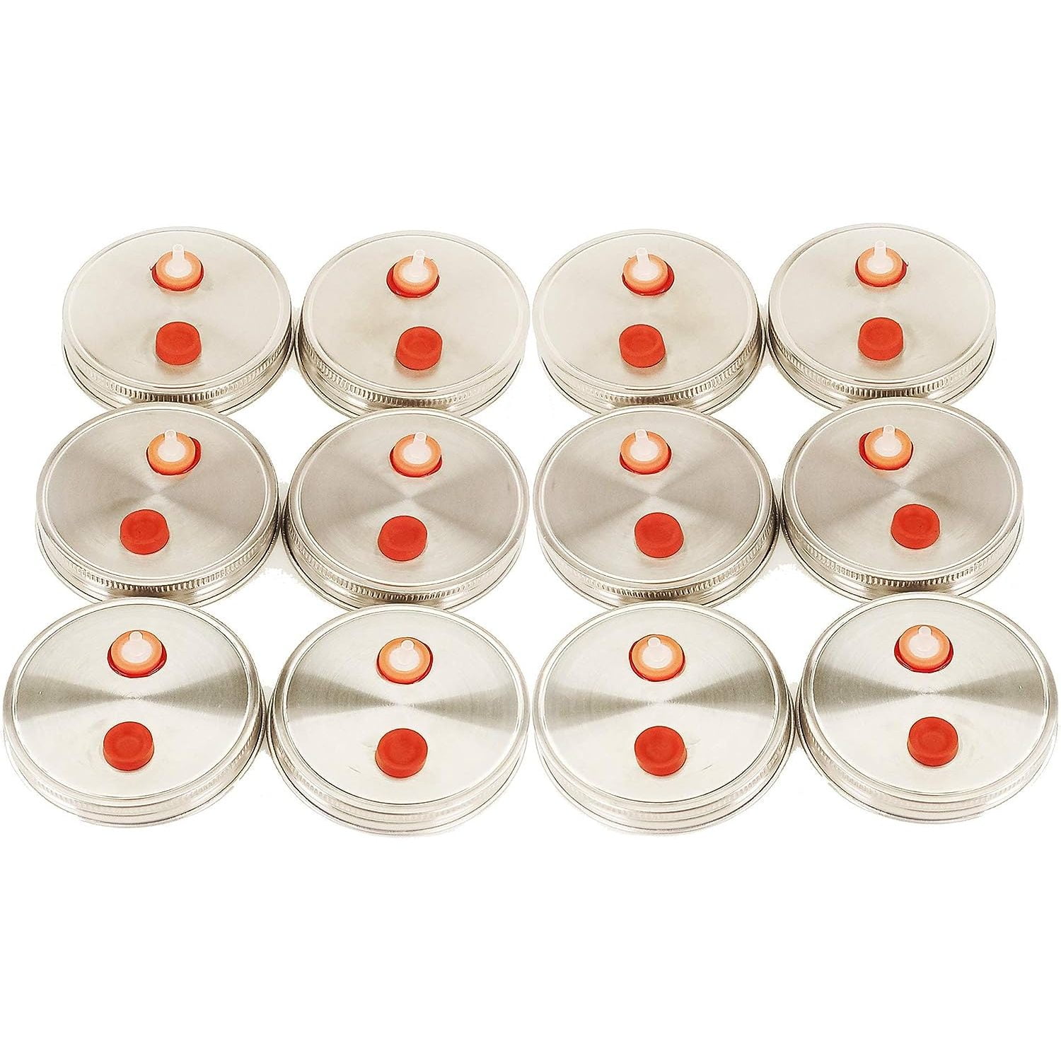 Mushroom Jar Lid for Liquid Culture Stainless Steel Metal Wide Mouth