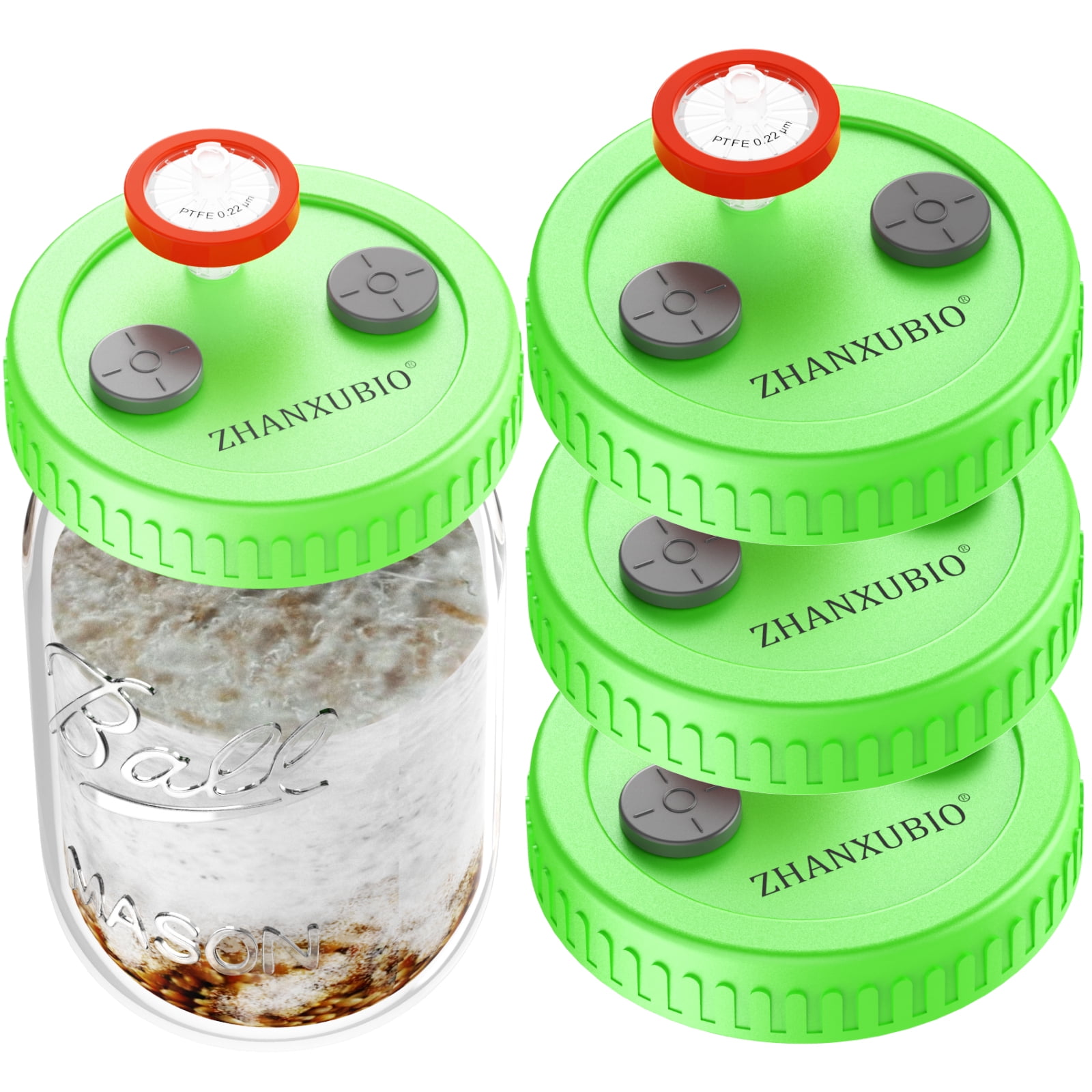 Mushroom Jar Liquid Culture Lid Wide Mouth Regular Mouth Food Grade