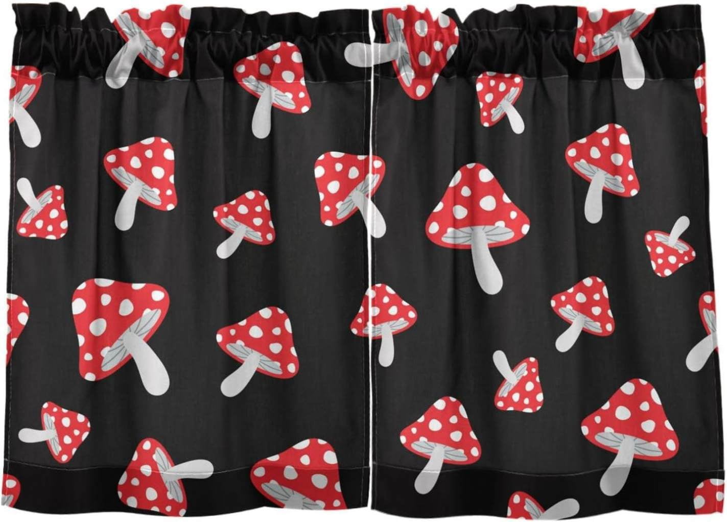 Mushroom Meadow Quilted Curtains NCU0PTT2228 main image 0