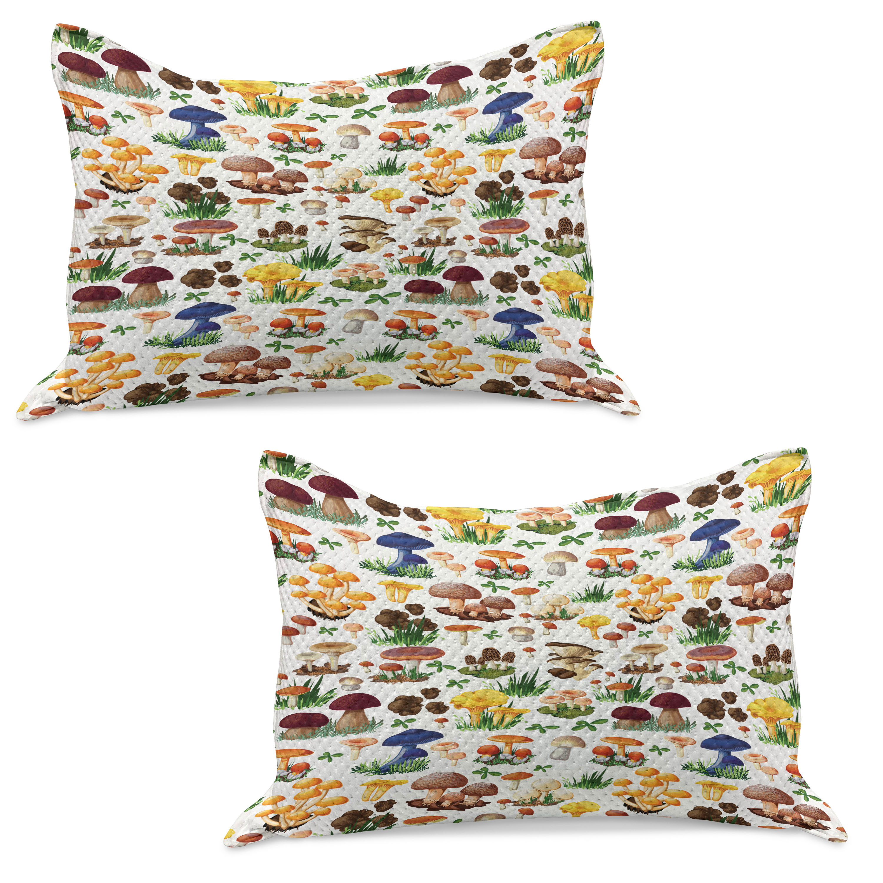 Wild Meadow Mushrooms Quilted Sofa Cover NCU0DQQ0699