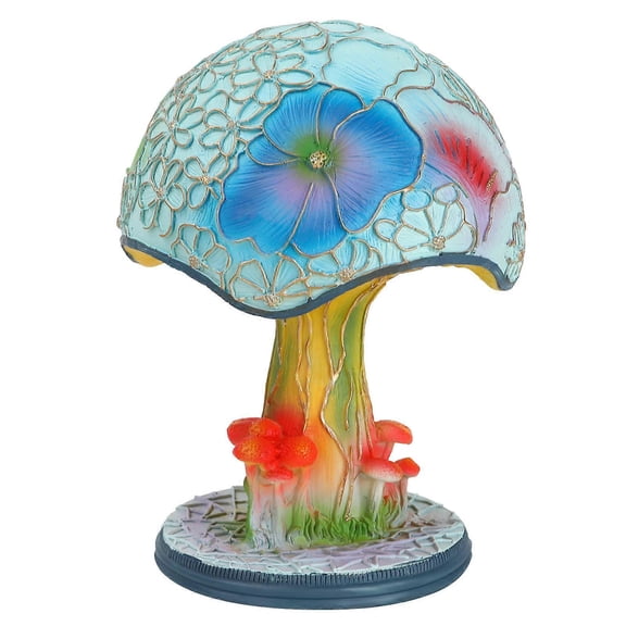 Mushroom Lamp Stained Table Lamps Flower Mushroom Snail Octopus Shape Desk LampsSmall Mushroom Colorful Table Lamp
