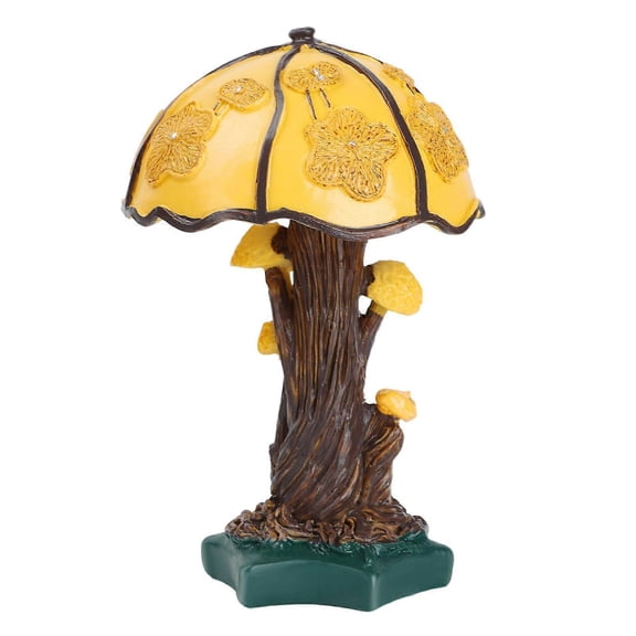 Mushroom Lamp Stained Table Lamps Flower Mushroom Snail Octopus Shape Desk LampsYellow Flower Desk Lamp