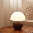 thumbnail image 1 of Mushroom Lamp Table Lamp for Bedroom,Desk Bedside Small Lamps for Living Room Night Stands,Mushroom Decor Cute Mini Modern Mid Century Lamps,Unique Aesthetic Home Living Room Decor(Coffee), 1 of 6