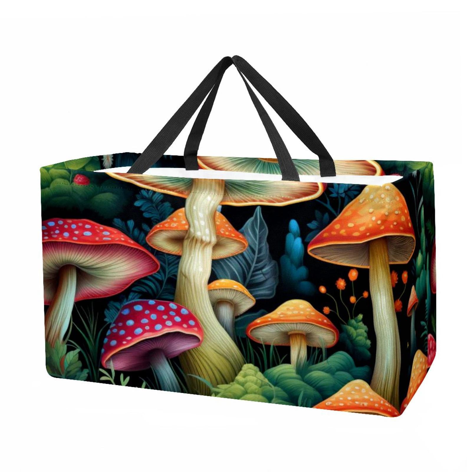 Mushroom Friend Quilted Laundry Basket NCU0NNT1616