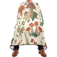 thumbnail image 1 of Mushroom Leaves Salon Cape, Hair Cutting Cape with Snaps, Professional Large Barber Stylist Hairdresser Cape, Waterproof Machine Washable, 65" x 55”, 1 of 7
