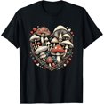 thumbnail image 1 of Mushroom Love Colorful Mycology Mushrooms Art T-Shirt, 1 of 4