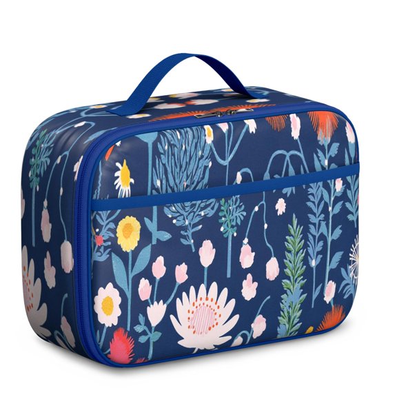 Mushroom Lunch Bag for School Reusable Food Carry Bag for Women Men Meal Containers with Exterior & Interior Pockets Collection