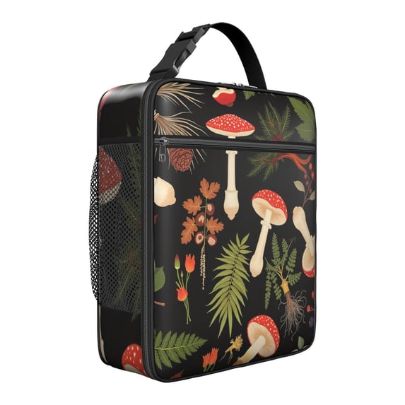 Mushroom Lunch Box Tote for Men Women Lightweight Lunch Bag for Office Work Picnic Reusable