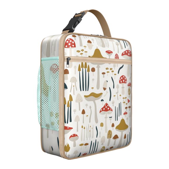 Mushroom Lunch Box for Men Women Lightweight Thermal Food Container Bag for Office Work Picnic Reusable