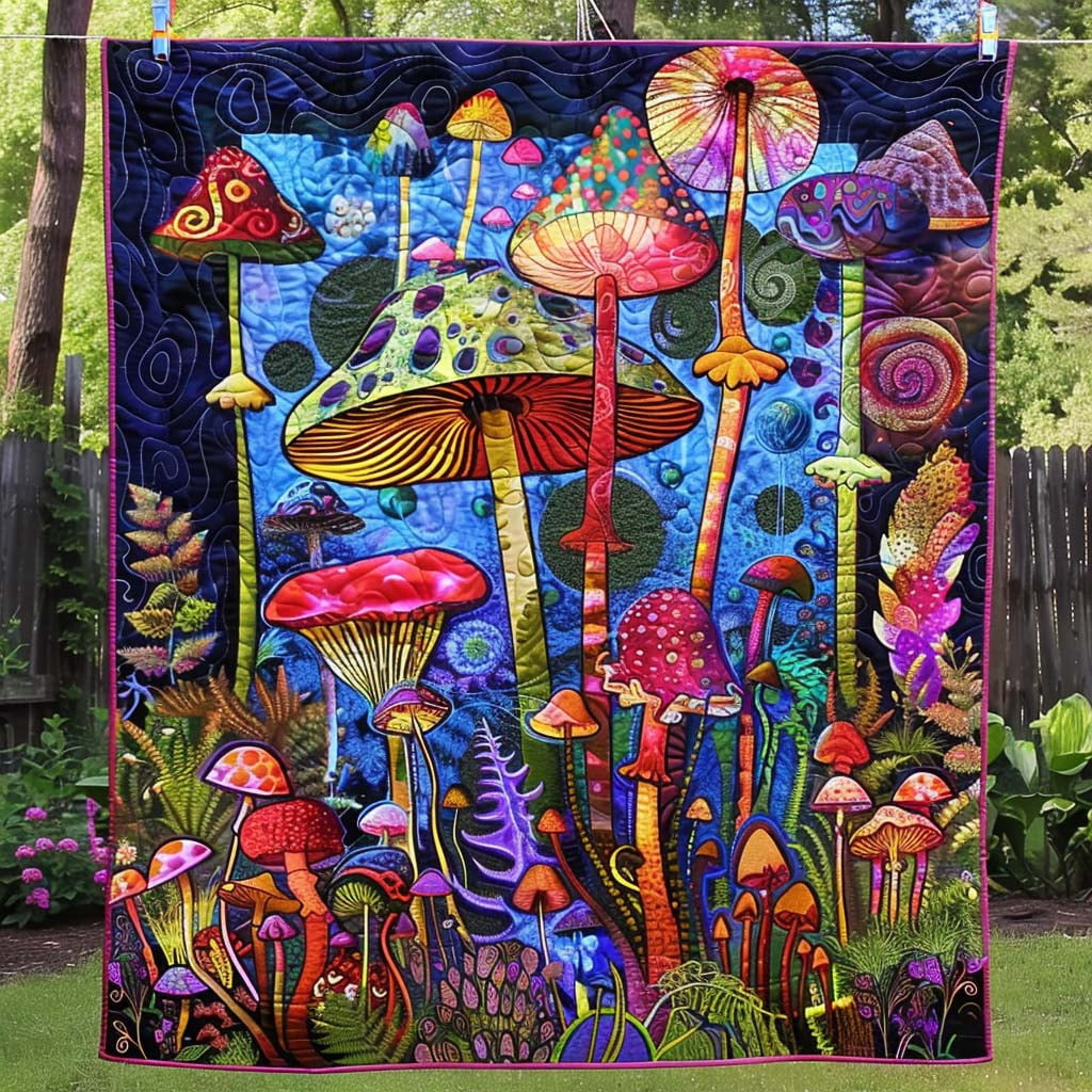 Magic Cclothes Mushroom Magic Quilted Blanket - Walmart.com