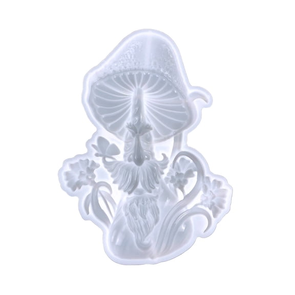 Mushroom Man Silicone Molds Resin Mold Large Statue Making Epoxy Casting Mould for Wall Door Decoration