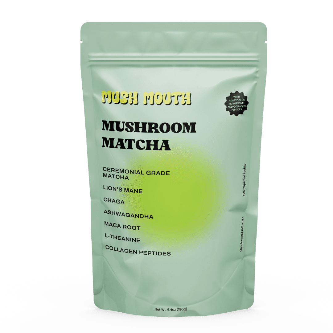 Mushroom Matcha + Adaptogens and Collagen