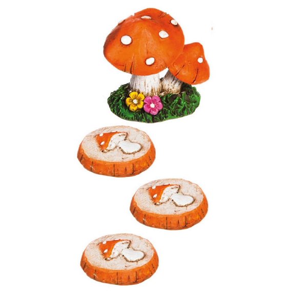 Mushroom Meadow Mini Garden Set, Set of 4