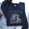thumbnail image 1 of Mushroom Moon Phases Magical Celestial Fungi Goblincore Sweatshirt All Size S-5Xl, 1 of 5
