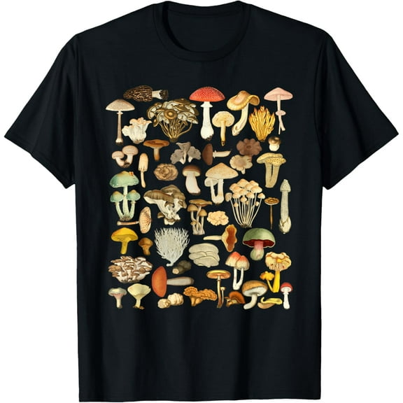 Mushroom Mycology Fungi Foraging Mushroom Whisperer Mens T-Shirt