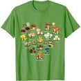 thumbnail image 1 of Mushroom Mycology Fungi Foraging Mushrooms Whisperer Fungus Unisex T-Shirt for Men Women Kids Toddler,Lime Color,Size 4T, 1 of 5