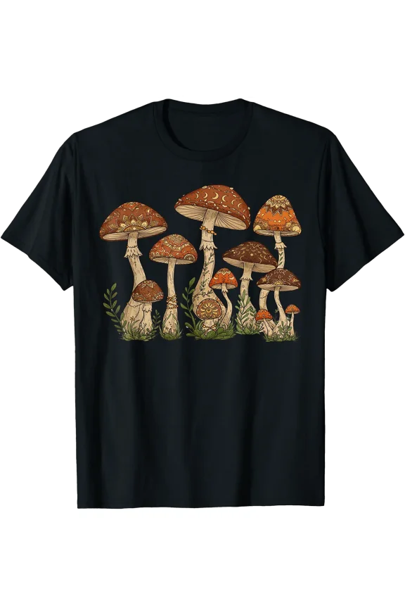Mushroom Mycology Fungi Hunter Foraging Mycologist Whisperer T-Shirt
