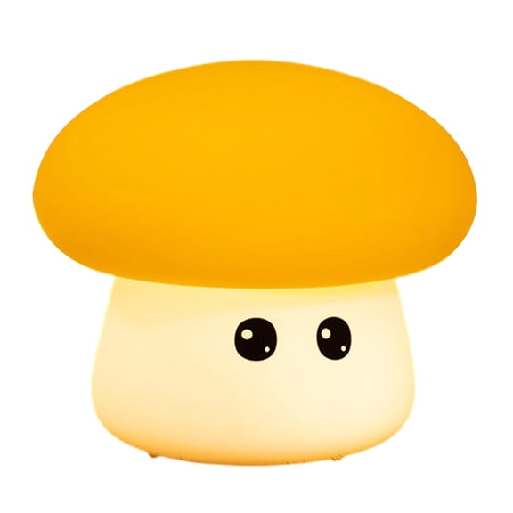 Mushroom Night Light Silicone Bedside Lamp Silicone Texture Bedside Light Suitable for Bedroom Home